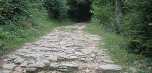Calçada romana del Capsacosta, Via Anna, Vall de Bianya