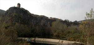 Panoràmica de la cinglera basàltica, Castellfollit de la Roca