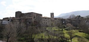 Panoràmica del nucli antic, Santa Pau